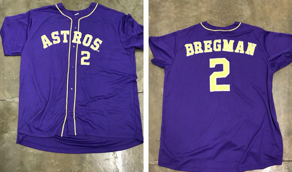 Men's Houston Astros #2 Alex Bregman Cool Base Stitched Jersey